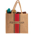 Country Pride Burlap Equestrian Tote